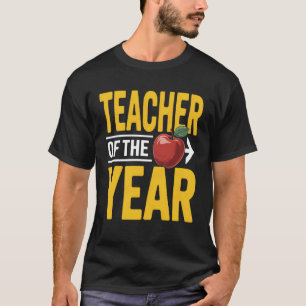 Teacher of The Year School Pride Back to School T-Shirt