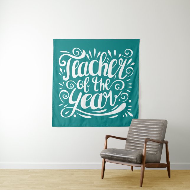 Teacher of the Year Tapestry (In Situ)