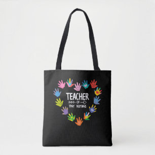 Teacher of Tiny Humans Kindergarten Preschool Tote Bag