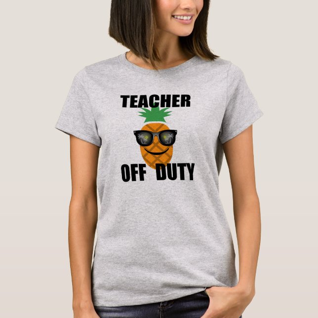 Teacher Off Duty Design - Women's Basic T-Shirt (Front)