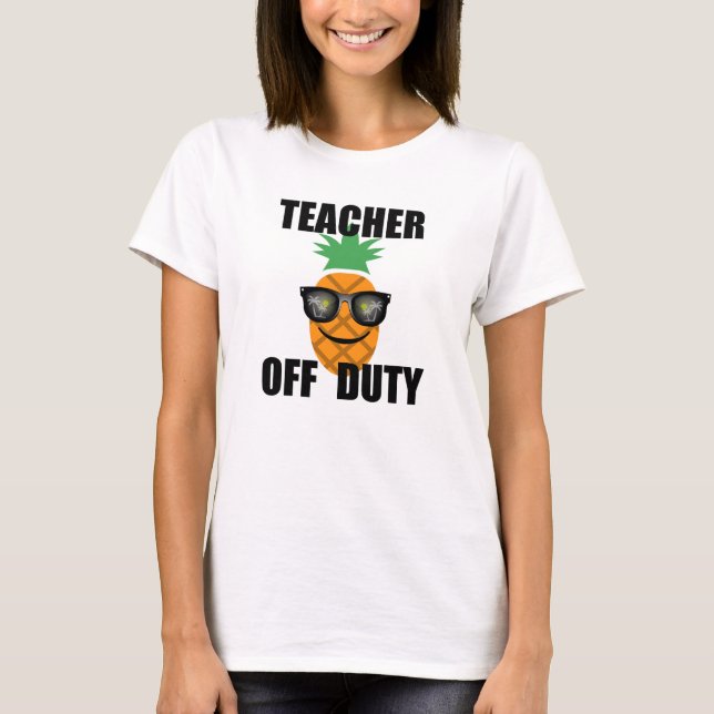 Teacher Off Duty Design - Women's Basic T-Shirt (Front)