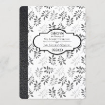 Teacher or College Students Wedding Invitation