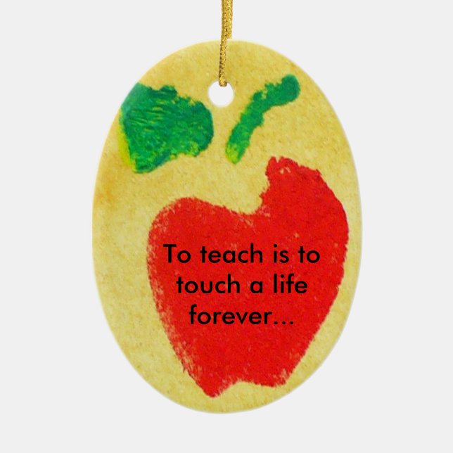 Teacher Ornament (Front)