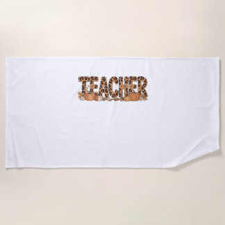 teacher Oversized T-Shirt Beach Towel