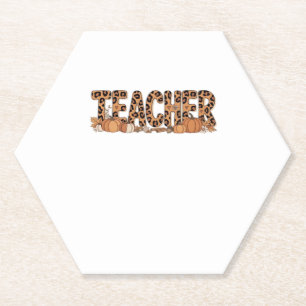 teacher Oversized T-Shirt Paper Coaster