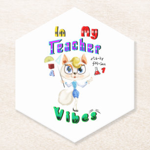 Teacher Paper Coaster