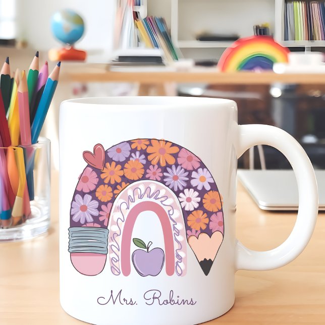 Teacher Personalised Mug, Teacher Appreciation  Coffee Mug (Creator Uploaded)