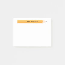 Teacher Personalised Post It Notes