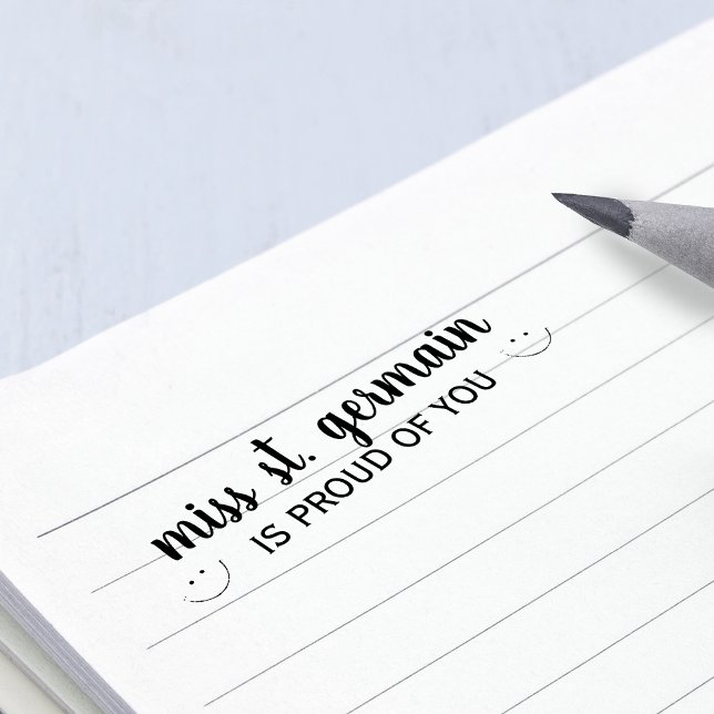 Teacher Personalised Proud Of You Self-inking Stamp (Teacher Personalized Proud Of You Self-inking Stamp)