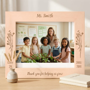 Teacher Personalised Thank You Photo Frame