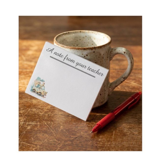 Teacher Personalized for Elementary teachers Post-it Notes (Creator Uploaded)