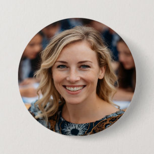 Teacher Photo Customize Personalize 7.5 Cm Round Badge