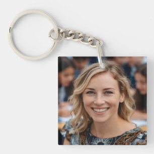 Teacher Photo Customize Personalize Key Ring