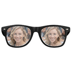 Teacher Photo Customize Personalize Retro Sunglasses