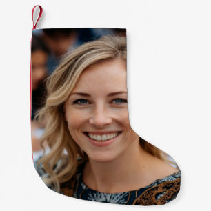 Teacher Photo Customize Personalize Small Christmas Stocking
