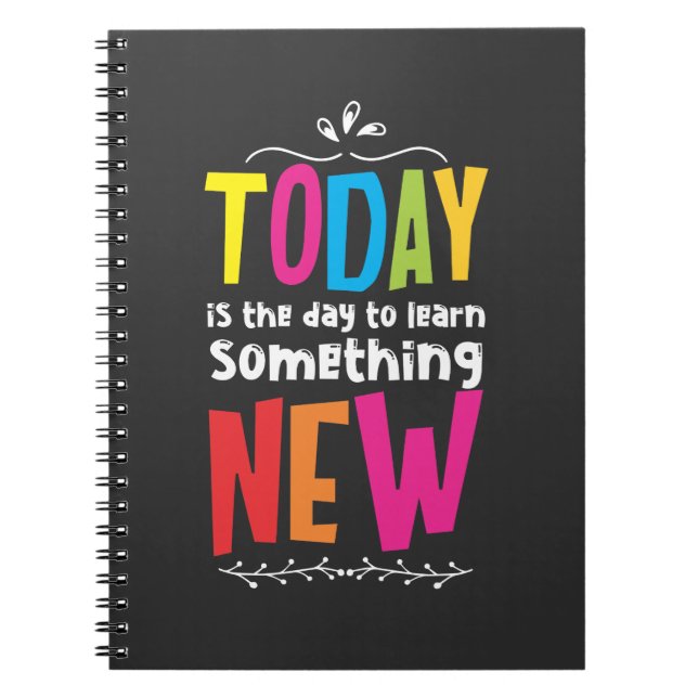 Teacher Positive Mindset School Educator Notebook (Front)