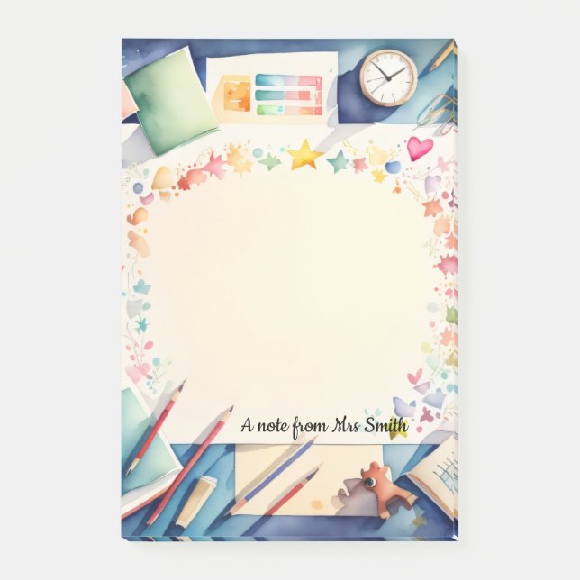 teacher post-it post-it notes (Front)