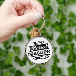 Teacher -Premium Round Keychain