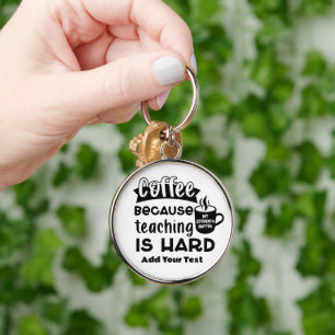 Teacher -Premium Round Keychain