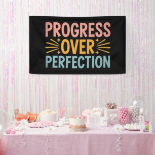 Teacher Progress Over Perfection Back to School Banner