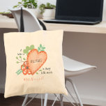 Teacher Quote Country Doodle Big Heart Tote Bag<br><div class="desc">Personalised tote bag with teacher quote - great teacher gift for end of year thank you or teacher appreciation present. The design is printed on both sides and features a country doodle with a big heart and whimsical flowers. The quote reads "it takes a big heart to shape little minds"...</div>