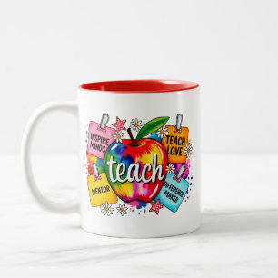 Teacher Quote Two-Tone Coffee Mug