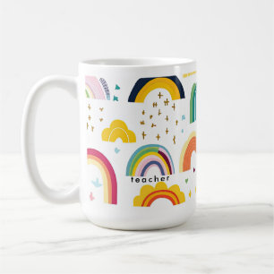 Teacher Rainbow Coffee Mug