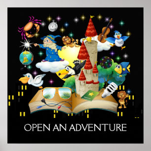 Teacher Reading - Literacy Poster