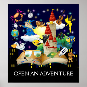 Teacher Reading - Literacy Poster - SRF