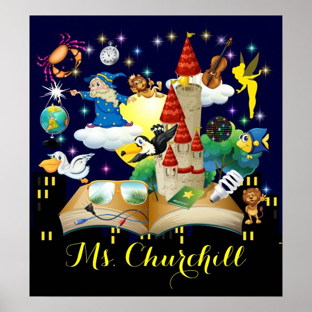 Teacher Reading - Literacy Poster - SRF (Front)