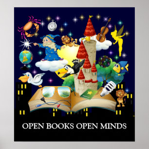 Teacher Reading - Literacy Poster - SRF