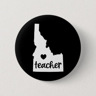 Teacher Red For Ed Idaho Public Education 7 6 Cm Round Badge