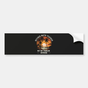 Teacher Retirement Class Of 2026 Teacher's day Bumper Sticker