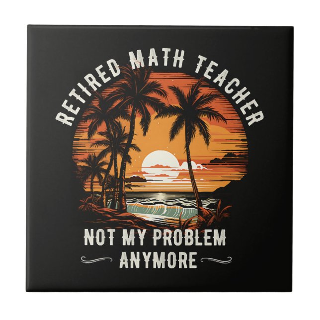Teacher Retirement Class Of 2026 Teacher's day Ceramic Tile (Front)