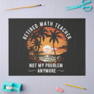 Teacher Retirement Class Of 2026 Teacher's day Tissue Paper