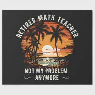 Teacher Retirement Class Of 2026 Teacher's day Wrapping Paper