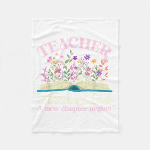 Teacher Retirement Club New Chapter Begins Retired Fleece Blanket