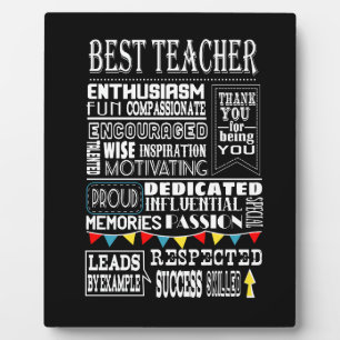 teacher retirement gift for boss, long service plaque
