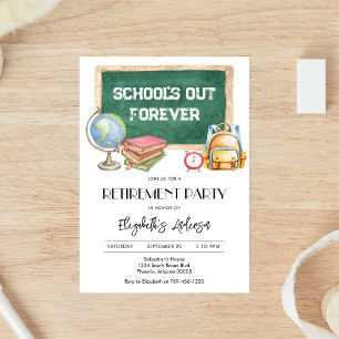 Teacher Retirement Party Invitation