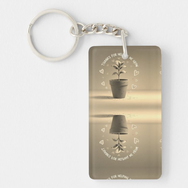 Teacher’s Green Triumph Key Ring (Front)