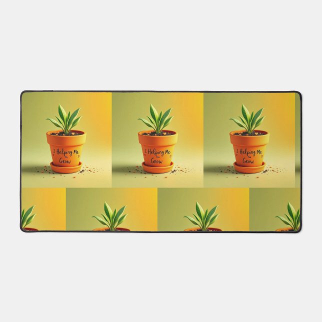 Teacher’s Nurtured Shine Desk Mat (Front)