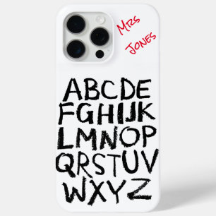 Teacher’s Personalised Alphabet  iPhone 15 Pro Max Case