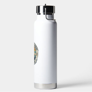 Teacher School Cat Cute Kitty Design - Teacher Sch Water Bottle