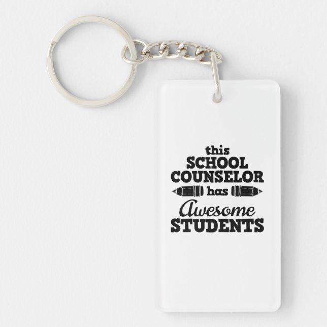 Teacher School Counsellor Key Ring (Front)