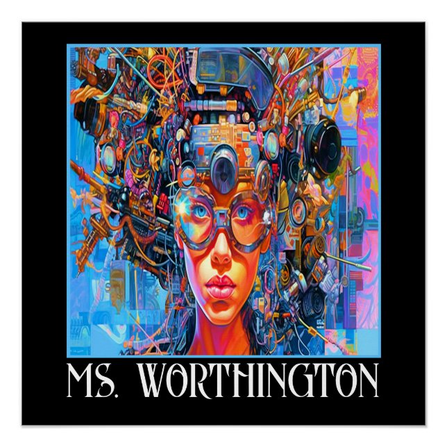 Teacher - School  Poster (Front)