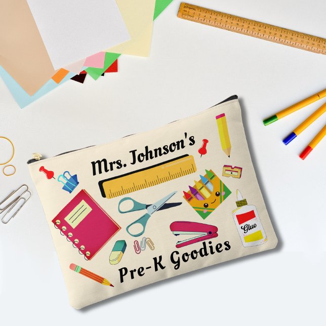 Teacher School Stuff Large Accessory Pouch (Creator Uploaded)