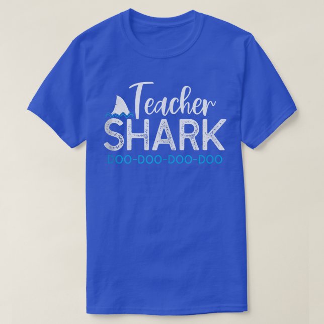 Teacher Shark Do Do Do Your Work Funny Tank Top (Design Front)