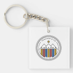 Teacher Shirt Design - Back To School Key Ring