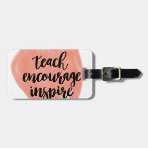 TEACHER shirt, gift, accessories Luggage Tag