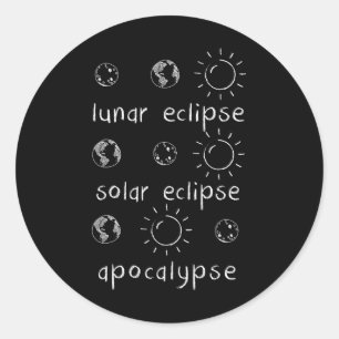Teacher Space Gifts Men Kids Women Funny Science Classic Round Sticker